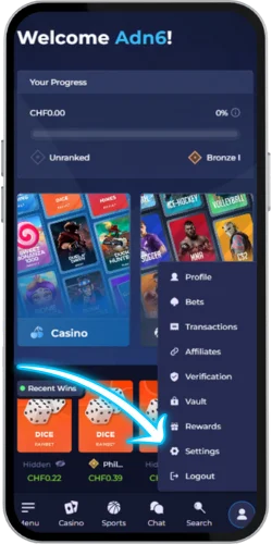 Set up your access profile
