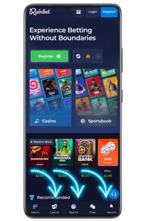 Rainbet Download official website homepage NZ