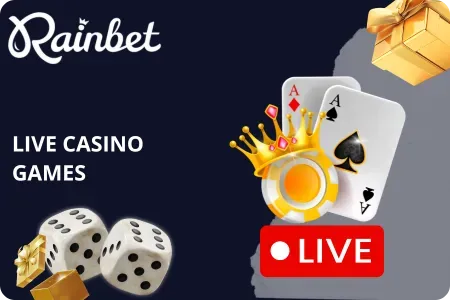 Live casino blackjack and video poker