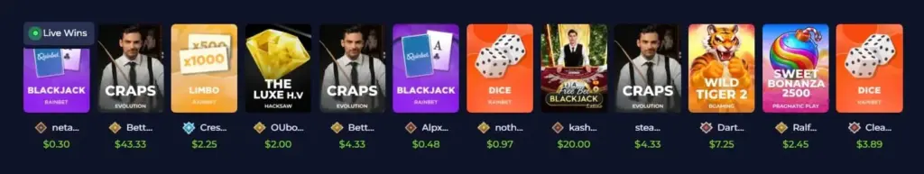 rainbet-recent-wins